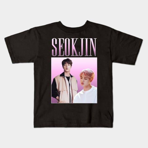 Seokjin Kids T-Shirt by mickeyralph